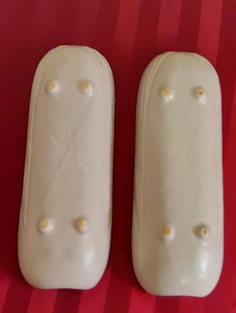 Two Vintage Pfaltzgraff Corn-On-The-Cob Holders, 1970s Pottery USA
